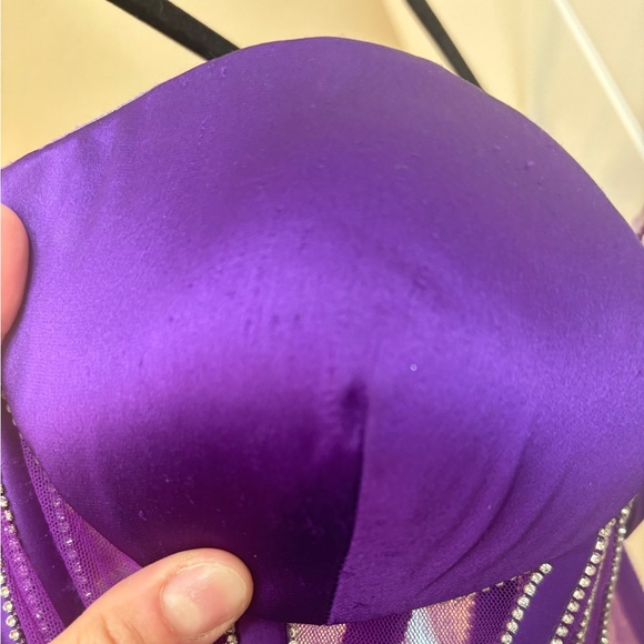 Retrofete Purple Strapless Prom Dress - Picture 12 of 15